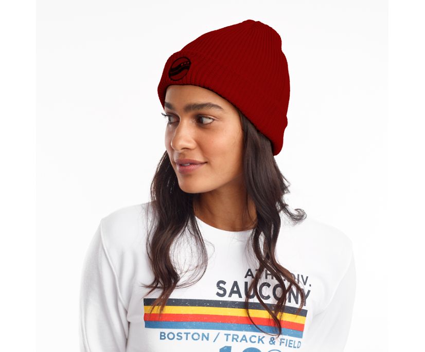 Women's Saucony Rested Beanies Burgundy | Singapore 354HAPK